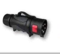 PCE Вилка каб 16A/400V/3P+N+E/IP44 GRIP черная 0153-6x