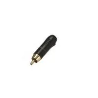 LOSEN LE5040 Разъем RCA - папа, черный корпус, позолочененый контакт.
