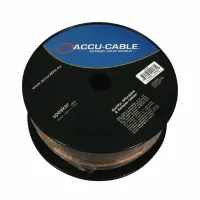 American Dj AC-SC2-1,5/100R Акустический  кабель плоский  2 x 1,5мм2, цвет: прозрачный