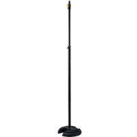 Hercules MS201B Plus Стойка микрофонная прямая с круглым основанием, 102-168 см