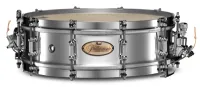 Snare drum Pearl PHA1440 - Orchestral 14x4 inch Philharmonic series snare drum with die-cast aluminum shell, three types of wires with improved brightness and attack.