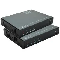 [ex-us100] комплект передатчик-усилитель и приемник сигнала digis, hdbt-hdmi, 4k 60гц 4:2:0  до 100м, usb 2.0, rs232, poc