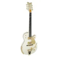 Gretsch G6136-1958 Stephen Stills Signature White Falcon, Bigsby, Ebony F-board, Aged White Электрогитара полуакуст., цв. белый