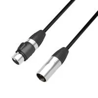 Adam hall k4 dmf 0150 ip65 - кабель dmx, aes/ebu, xlr (f) - xlr (m), 2 x 0.34 мм2, ip65, 1.5 м