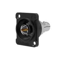 Seetronic SBB75DFGX-B- Панельный разъем BNC для аналоговых и цифровых видеосигналов HD-SDI, UHD 12G, D-посадка, <гнездо/мама>, 75 Ом.