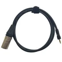 XLR3F-miniJackSt (black) 5 метров кабель (черный) GS-PRO
