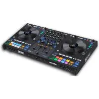 Микшер-семплер (контроллер)  [FOURXEU] Rane DJ [FOUR] 4-х канальный, для скретча, 8.5" сенсорные джоги с дисплеями, 16 многофункциональных пэдов, 2xUSB
