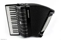 HOHNER MATTIA IV 96 BK gun black - Аккордеон 7/8
