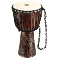 Meinl proadj2-m  джембе 10" professional african style, цвет village carving