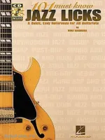 MusicSales HLE00695433 - 101 MUST KNOW JAZZ LICKS TAB BOOK/CD