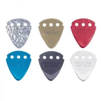 DUNLOP 4670 Teckpick Anodized Aluminum Plectra набор медиаторов (72шт по 12 шт каждого цвета)