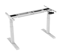 ErgoFount BSSD-L10-18/24 W- Основание стола для работы стоя и сидя, с электроприводом на телескопических опорах 580–1230 мм, макс. нагрузка 125 кг, белое