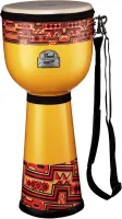 PEARL PFD-300 - джембе серии Fun Drum. Корпус: пластик. Диаметр: 9,5" х 24". Цвет: желтый с орнаментом