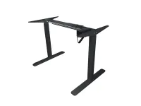 ErgoFount BSSD-10-17/S22 B- Основание стола для работы стоя и сидя c электроприводом на телескопических опорах 730–1230 мм, макс. нагрузка 80 кг, черное