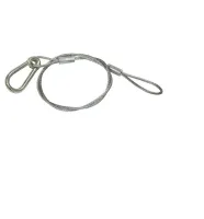 Led Star SW-02 Тросик страховочный с карабином 0.5 м, толщина 2 мм