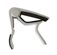 Fzone fc-71 silver  каподастр "прищепка" для акустической гитары, алюминий, хром