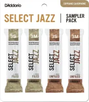 DSJ-I3S Select Jazz Набор тростей для саксофона сопрано, размер 3S-3M, 4шт, Rico