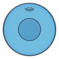 REMO P7-0314-CT-BU Powerstroke® 77 Colortone™ Blue Drumhead, 14' двухслойный пластик,прозрачный, цвет голубой, 14'