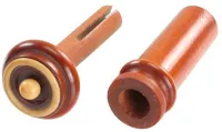 Violin endpin Acura Meister Preciso VE-NIER72M - Grade Preciso boxwood endpin with boxwood rim and ball with sound post installation control hole for 4/4-3/4 violin