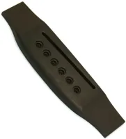 Guitar bridge Acura GP-GB5O - Ebony acoustic guitar bridge with string holes, large size
