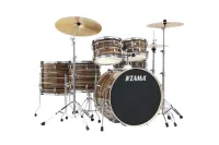 TAMA IE62H6W-CTW IMPERIALSTAR (UNICOLOR WRAP FINISHES) ударная установка из 6-ти барабанов со стойками, тополь, цвет кофейный