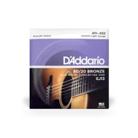D'addario EJ13 - струны для акустической гитары ( 11 - 52 ) бронза 80/20