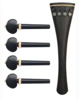 Cello accessory set Acura Meister Ultimo CS-OSRL522 - Ultimo grade 4/4 cello accessory set of ebony with boxwood trim. Hill pegs and tailpiece of round design