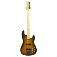 Markbass mb jp sunburst tobacco 4 cr mp  бас-гитара с чехлом, jj, активный преамп, цвет санберст