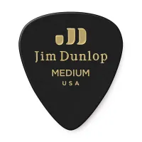 4830-03 Genuine Celluloid Коробка медиаторов 432шт, 4 толщины, черные, Dunlop