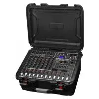 CB-750 / Аналоговый активный микшер, 6 моно каналов, 1 стееро канал, 2 группы, 2 x 700 Вт / ELARCON