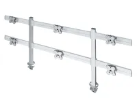 ErgoFount TBSS-600G- Настольное крепление для 6 мониторов диагональю до 24'' (2х3), струбцина типа G, макс. нагрузка 72 кг