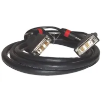 Qtex TC-D25P/J35P-3- Кабель DVI-D + miniJack 3,5 мм (вилка) – DVI-D + miniJack 3,5 мм (вилка)