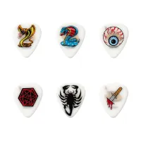 BL116 Dirty Donny S2 Коробка медиаторов, 432шт, 3 толщины, 6 рисунков, Dunlop