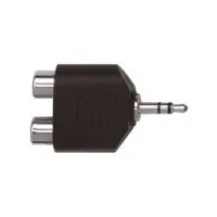Переходник Proel AT128, джек (стерео) 3.5 мм - 2xRCA (гнездо)