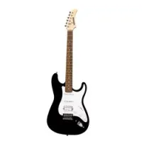 Fernandes le-1z blk/ l  электрогитара stratocaster hss, цвет чёрный