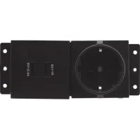 Kramer TS-2UC/DE- Модуль с сетевой розеткой и двумя разъемами USB-A для зарядки мобильных устройств