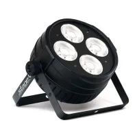 STAGE4 broPAR 4x50XW Прожектор типа PAR / 4x50 вт / RGBW / 6020 лм / 19783 кд / 31,6° (50,7°) / 47 (72) Ra / 791 лк@5м / 8 бит / 2700-8000 К / Тихий режим / RDM / IP20 / 2,8 кг / до 6м
