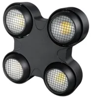 STAGE4 DIGIFLASH 4000 MKII Профессиональный LED-блайндер с 4-мя светодиодными матрицами. Источник света: 4 х100Вт SMD LED, цветовая температура: 2800 K, освещенность: 1246 Lux/5 м, угол луча 50° (засветка - 80°), изменяемая частота мерцания светодиода: 60