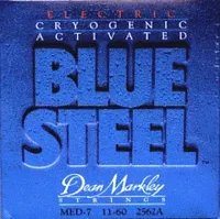DEAN MARKLEY 2562A Blue Steel - струны для 7-стр. электрогитары,(8% никел. покрытие,заморозка)  11-6