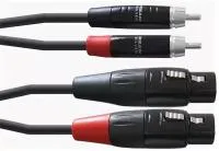 Cordial CIU 3 FC кабель 2xRCA/2xXLR female, 3,0 м, черный