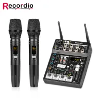 Recordio AX-GT502 Микшер USB/Bluetooth с двумя радиосистемами - Цвет Черный