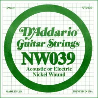 D'Addario NW039 - Отдельные струны
