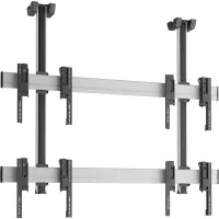 Vogels C2215 Silver- Потолочное крепление для видеостены 2х2 из дисплеев 42–55'', макс. нагрузка 160 кг