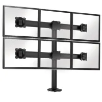 Подставка CHIEF K3G320B black настольная монтируемая, для 3x3 расположенных мониторов