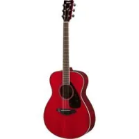 Yamaha fs820 rr  акустическая гитара, цвет ruby red