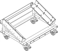 Adamson S10 Dolly Аксессуар: тележка для транспортировки до 4х S10/CS10