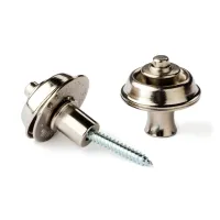 SLS1401N Straplok Flush Крепление ремня, никелированное, 2шт, Dunlop