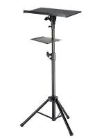 Lux Sound RS101 Стойка для ноутбука, микшерного пульта и др., напольная с полочкой для "мышки", столешница 40*28*2 см, полочка 15*16 см, регулируемая высота 75-120 см