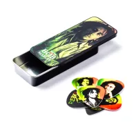 BOB-PT01M Bob Marley Rasta Медиаторы 6шт, средние, в коробочке, Dunlop