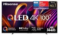 Телевизор hisense qled step-up 100" 100e7nq pro